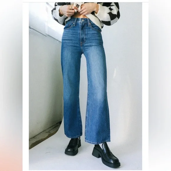 Levi's RIBCAGE WIDE LEG H223 I'M NEVER WRONG sz 25W*32L NWT - Picture 6 of 13